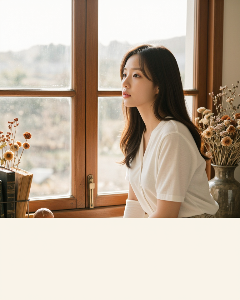 창가에 머문 햇살